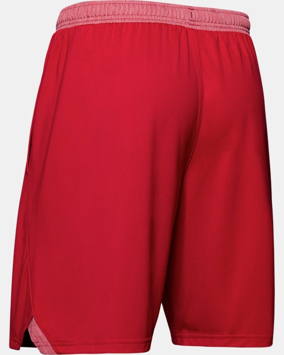 Men's UA Locker 9" Pocketed Shorts, Red, pdpMainDesktop image number 5